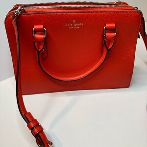 Kate Spade Orange Leather Handbag